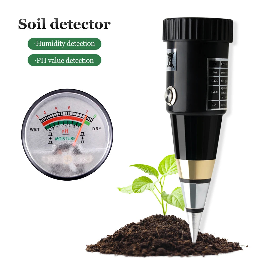 2-in-1 Soil Moisture PH Meter Acidity Humidity Tester