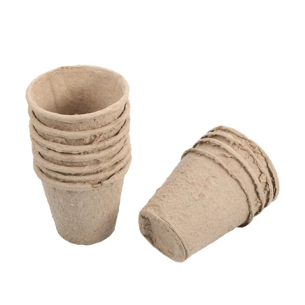 6/8cm Paper Pulp CultIvation Cup Biodegradable Seedling
