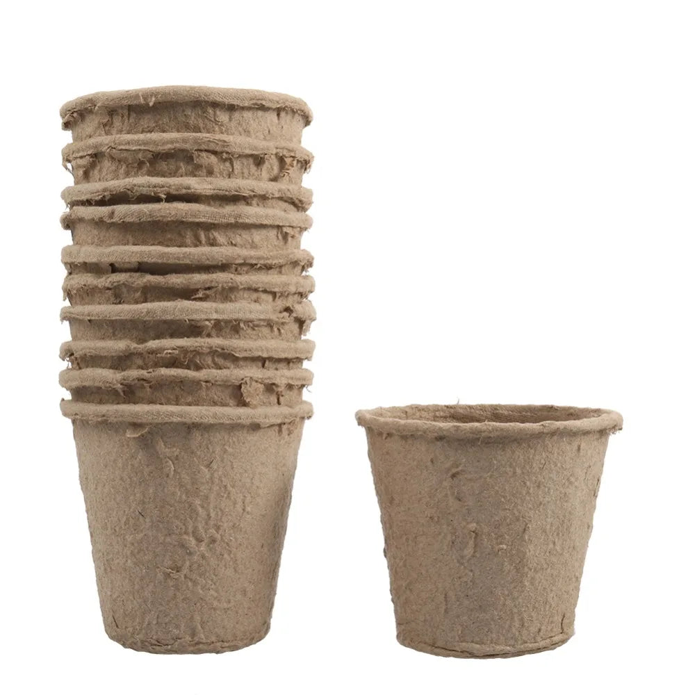 6/8cm Paper Pulp CultIvation Cup Biodegradable Seedling