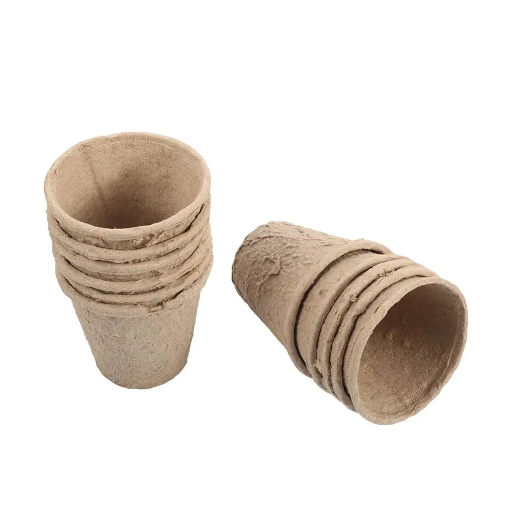 6/8cm Paper Pulp CultIvation Cup Biodegradable Seedling