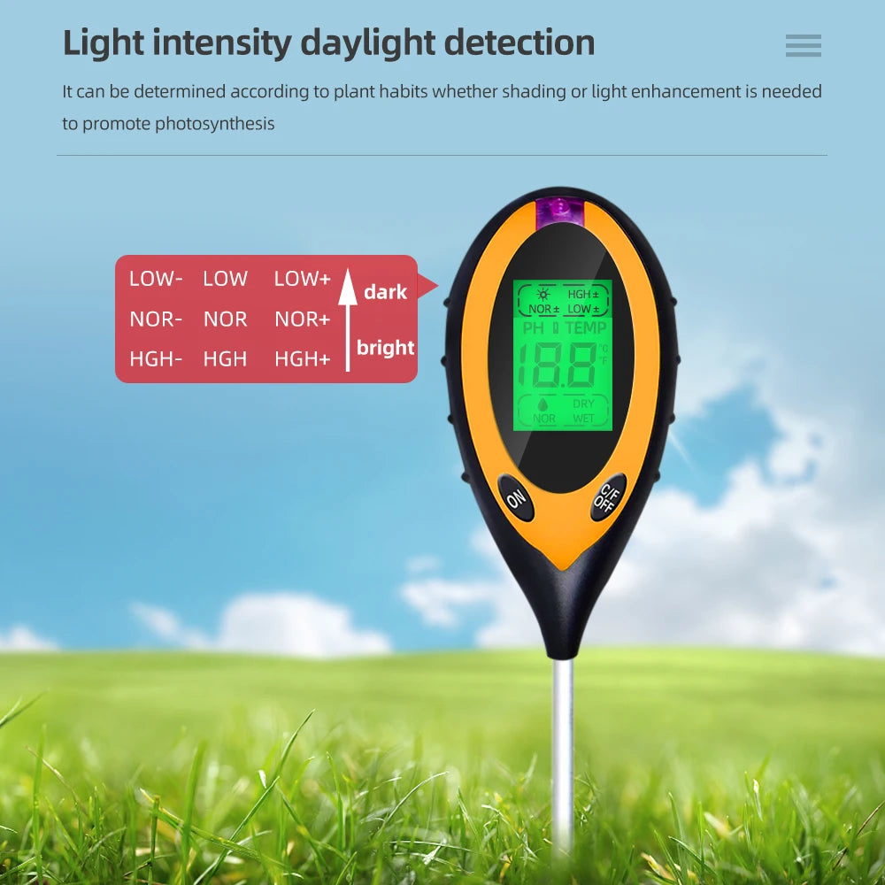 2-in-1 Soil Moisture PH Meter Acidity Humidity Tester