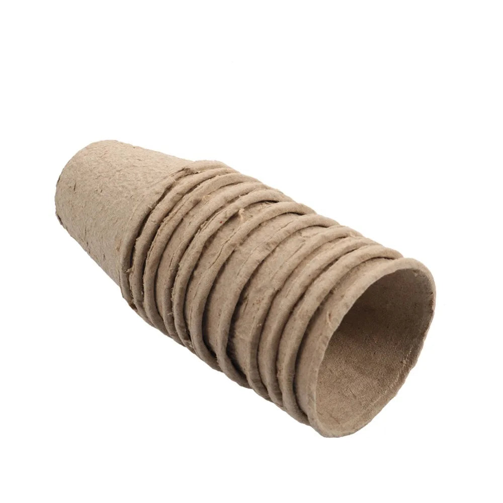 6/8cm Paper Pulp CultIvation Cup Biodegradable Seedling