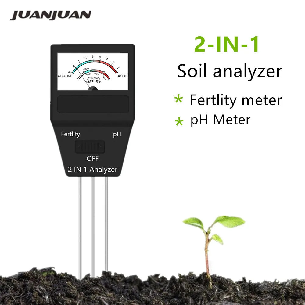 2-in-1 Soil Moisture PH Meter Acidity Humidity Tester