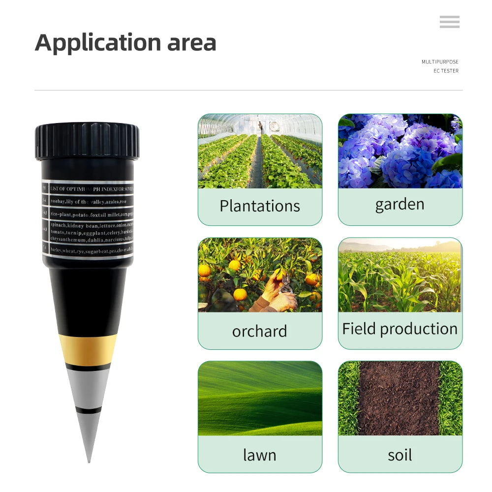 2-in-1 Soil Moisture PH Meter Acidity Humidity Tester