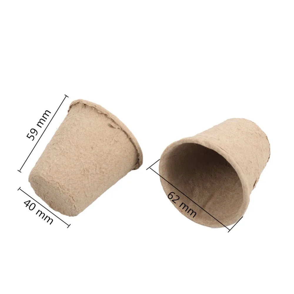 6/8cm Paper Pulp CultIvation Cup Biodegradable Seedling