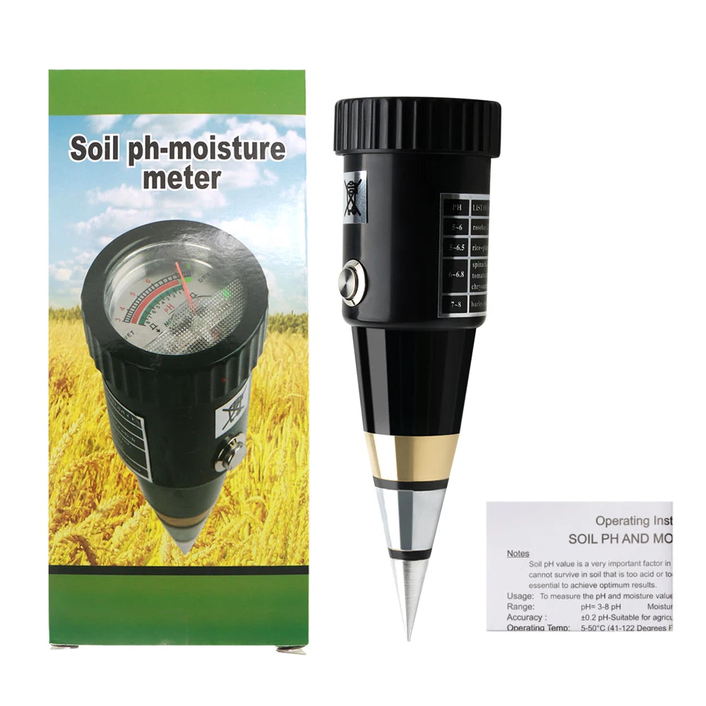 2-in-1 Soil Moisture PH Meter Acidity Humidity Tester