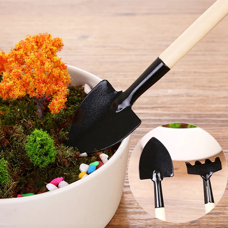 Mini Gardening Tool Set Label Board Plastic