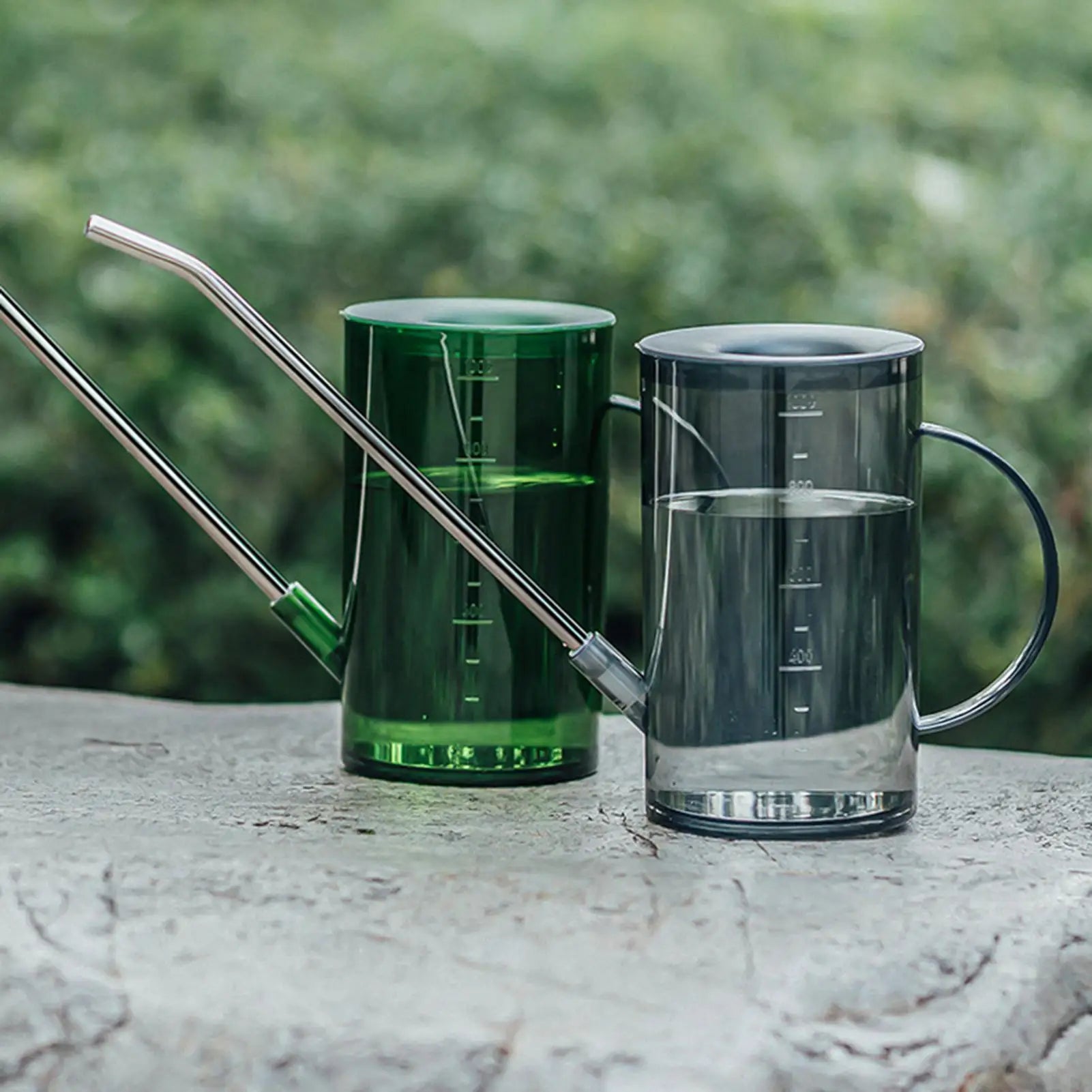 Watering Can Indoor 1L Clear Plastic Long Spout