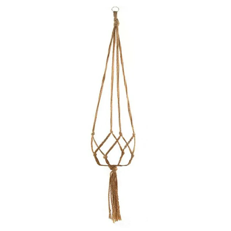 Flower Pot Hemp Rope Hanging Net Straw Macrame