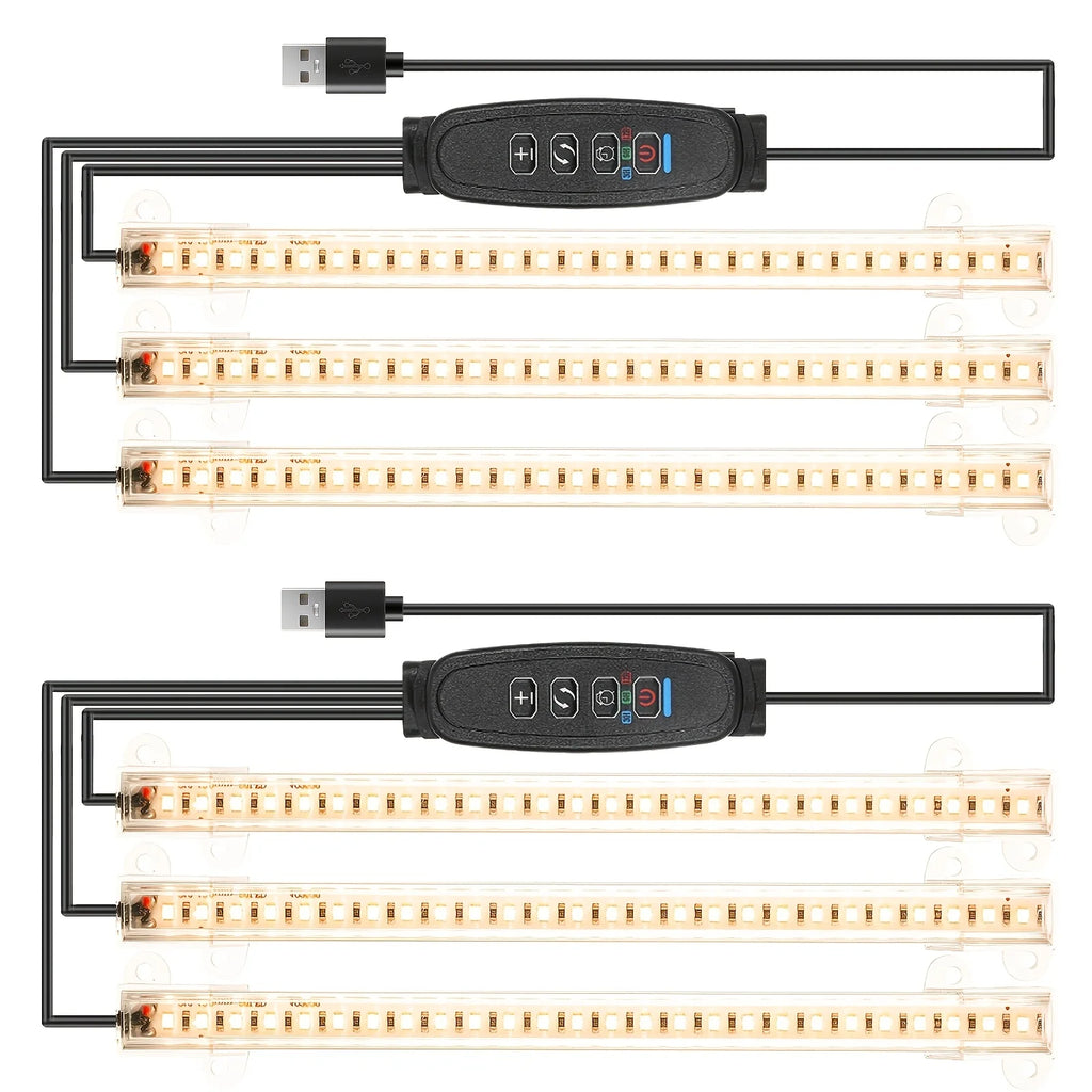 8.6" Full Spectrum LED Grow Strips (3500K)