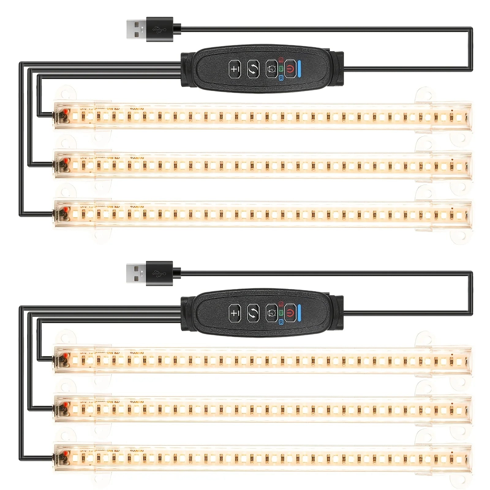 8.6" Full Spectrum LED Grow Strips (3500K)