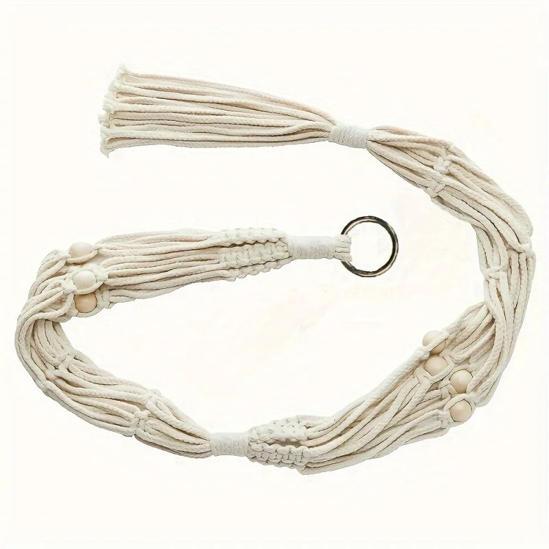Macrame Double Plant Pendant Indoor Outdoor