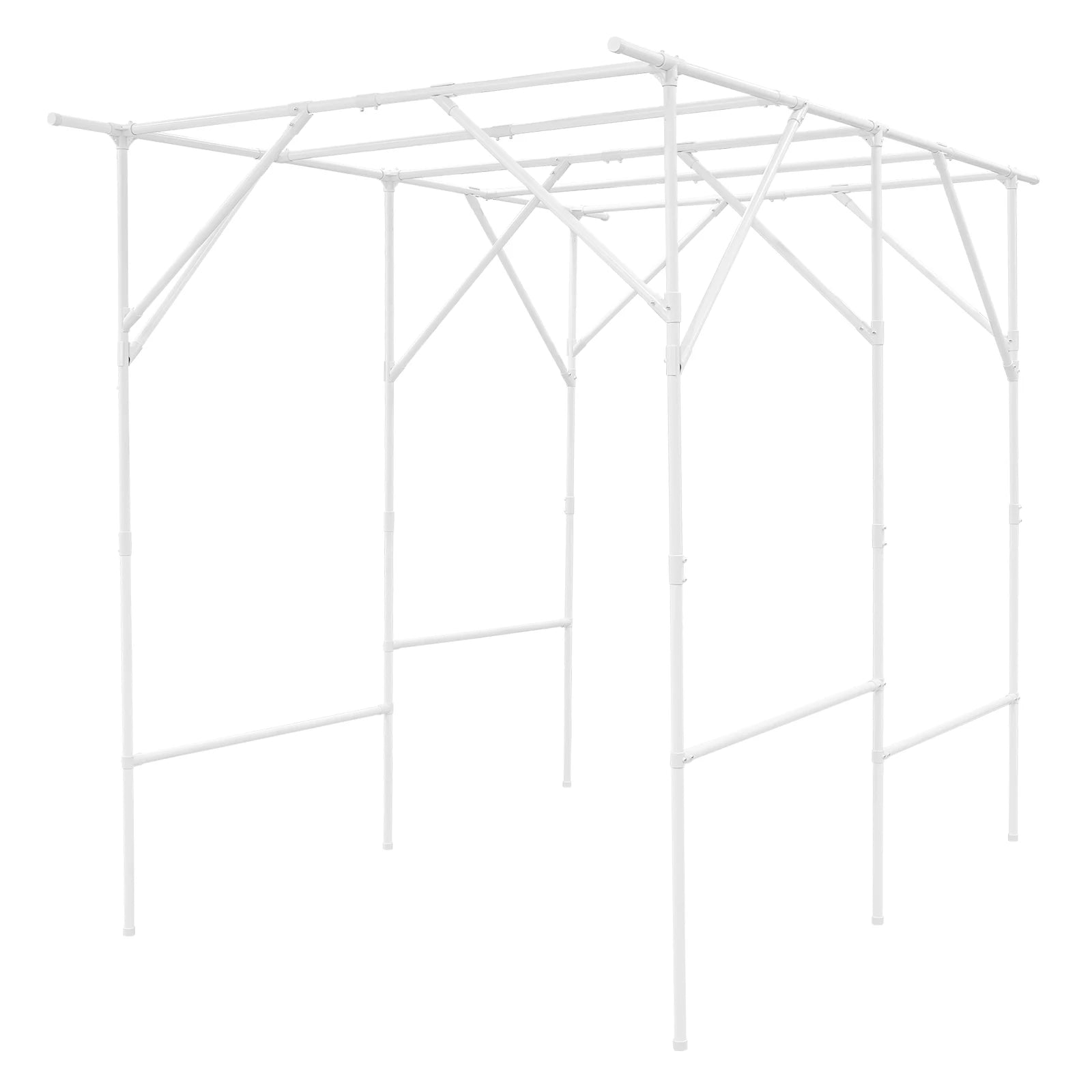 Metal Walkway Arbor Pergola Grape Vine Trellis Garden