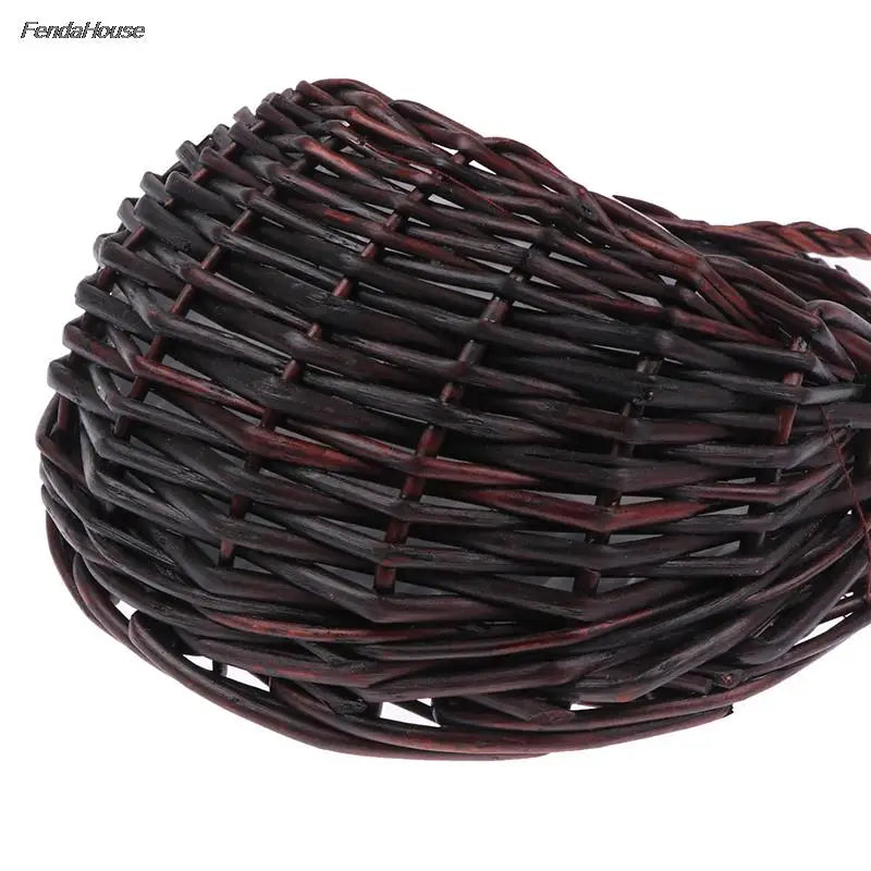 Wall Hanging Flower Planter Wicker Rattam Basket Garden