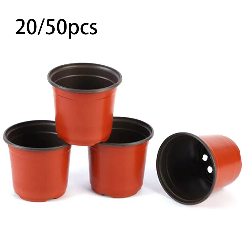 20pcs/50pcs Garden Planter Nursery Plant Grow Pots