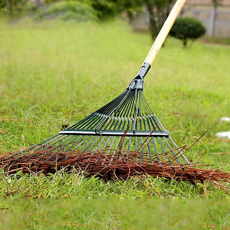 for Gardeners Grass Farming Rake Durable 22-Tooth