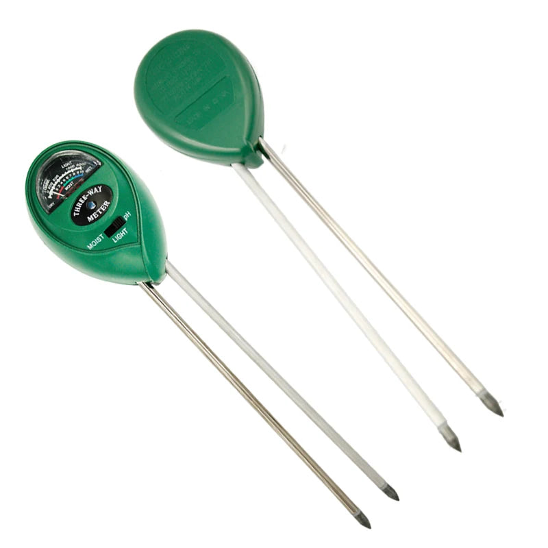 3-in-1 Soil Meter Moisture Light PH Testers With