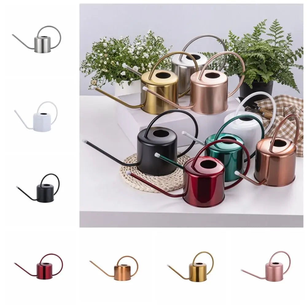 Stainless Steel Watering Can Comfortable Large Capacity Watering