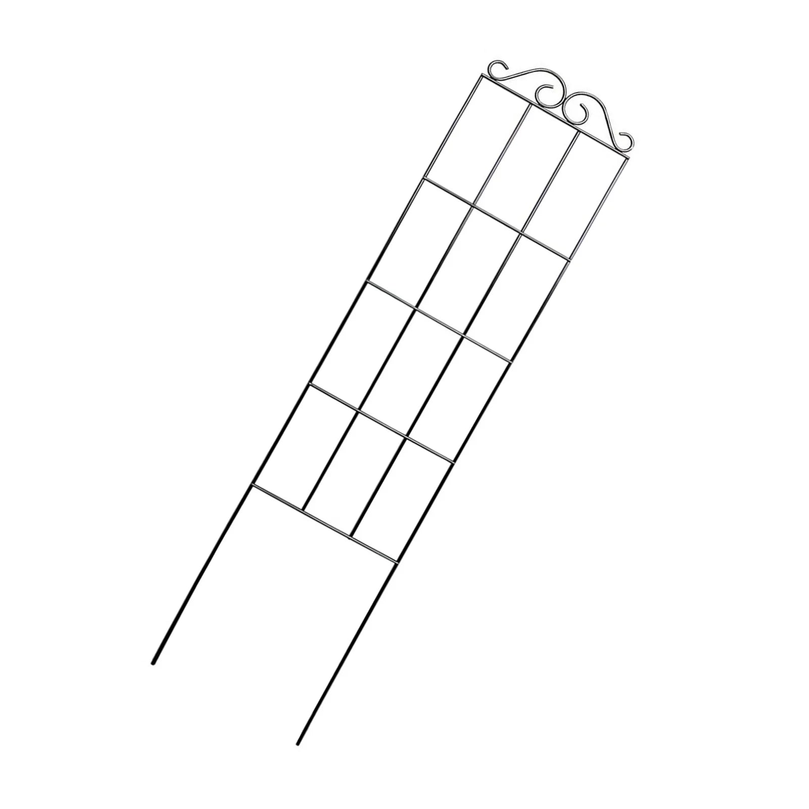 Plants Support Metal Trellis Black Iron Wire Vine