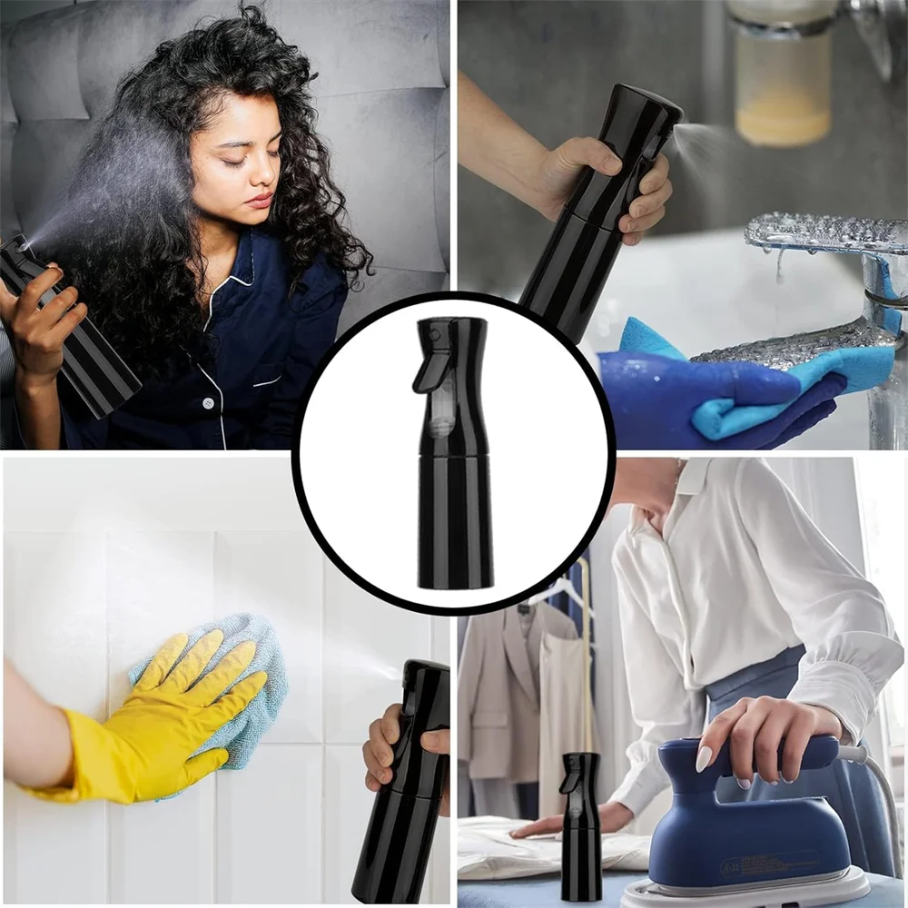 Hair Spray Bottle — Refillable Fine Mist Spray