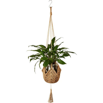 Handmade Macrame Flower Pot Wall Decor Courtyard Garden