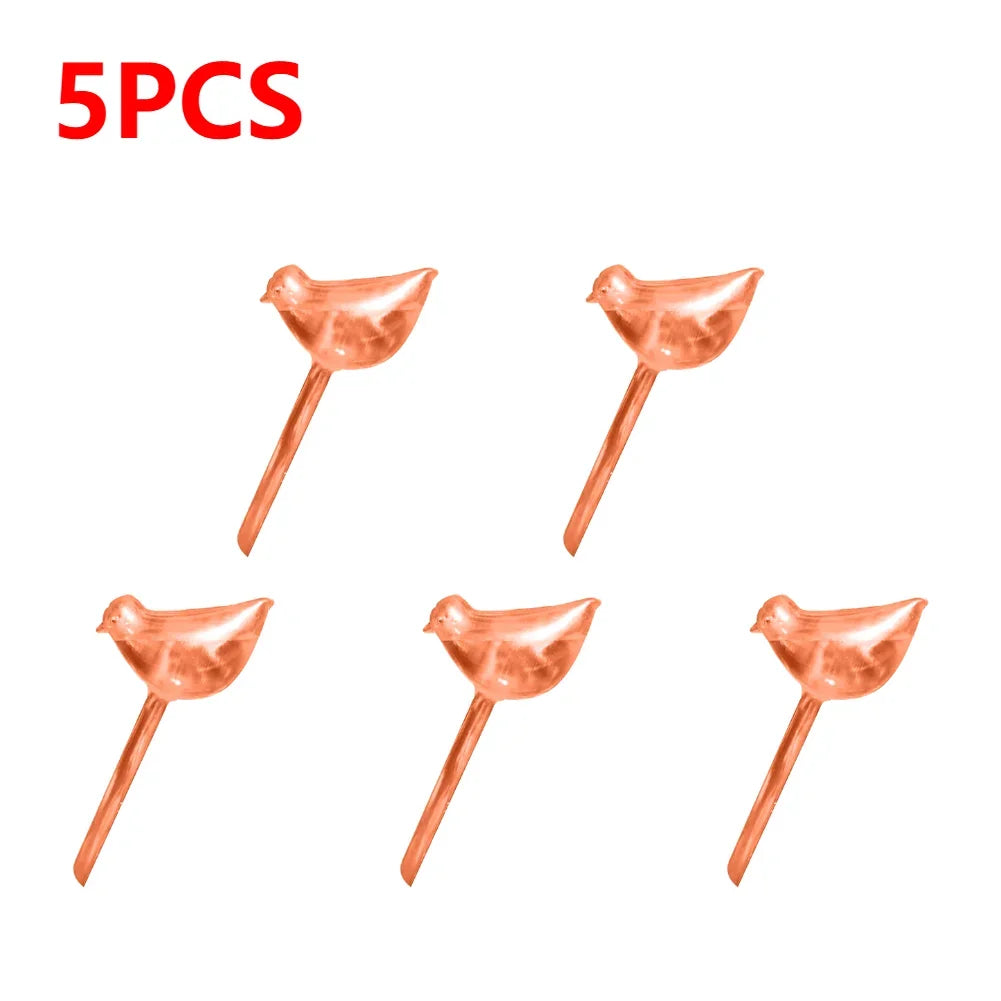 PVC Transparent Plants Watering Bulbs Bird Shape Automatic