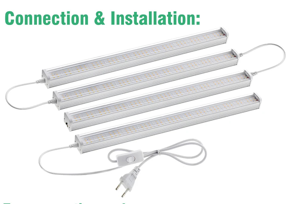 Full Spectrum LED Growth Tube 4000K/Purple/Sunlight Plant
