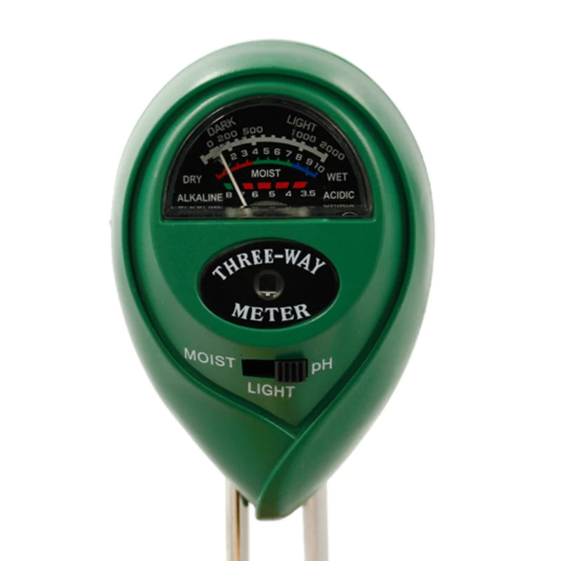 3-in-1 Soil Meter Moisture Light PH Testers With