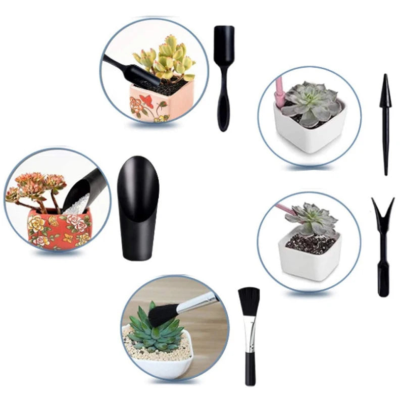 Mini Gardening Tool Set Label Board Plastic