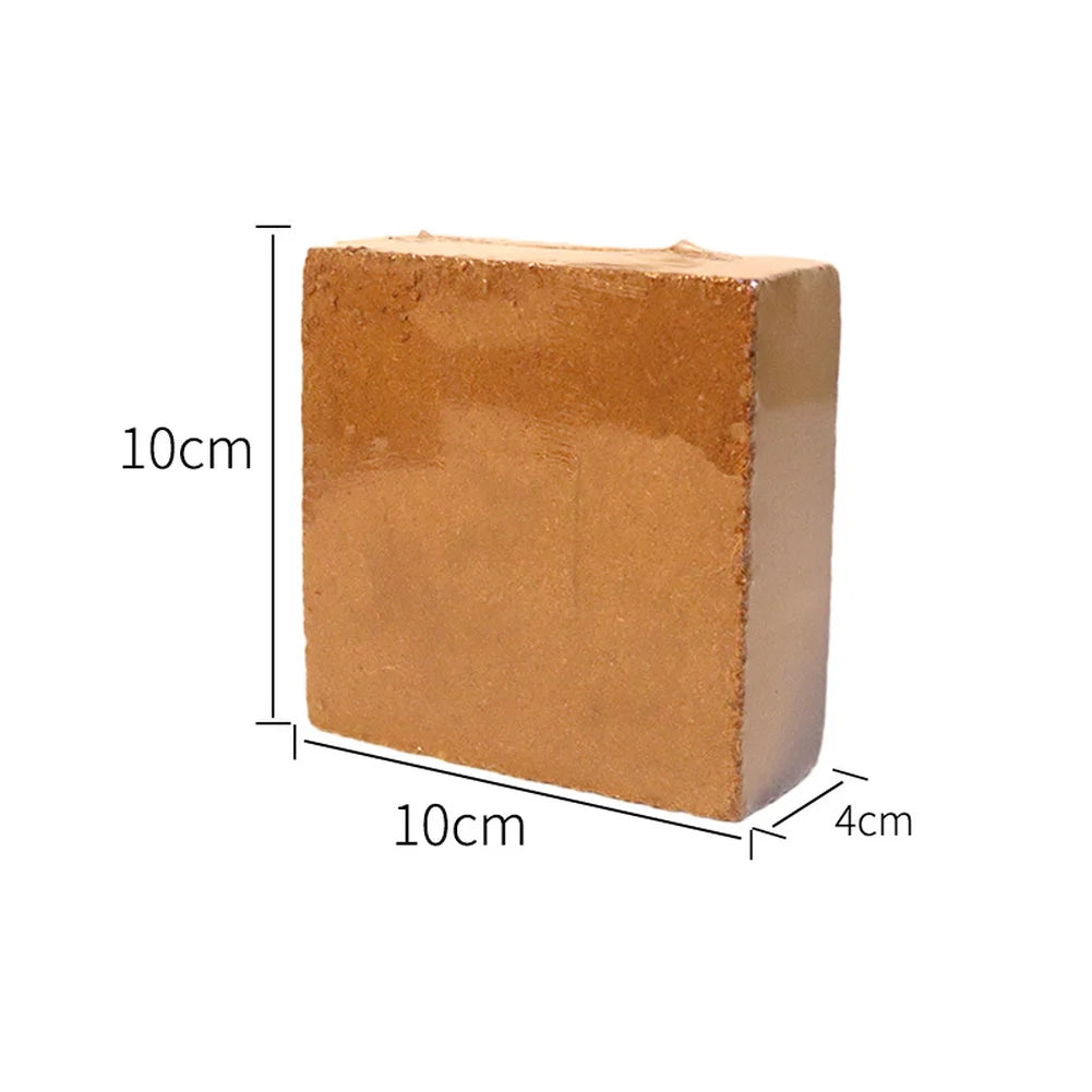 10cm Coconut Coir Soil Brick Natural Lightweight