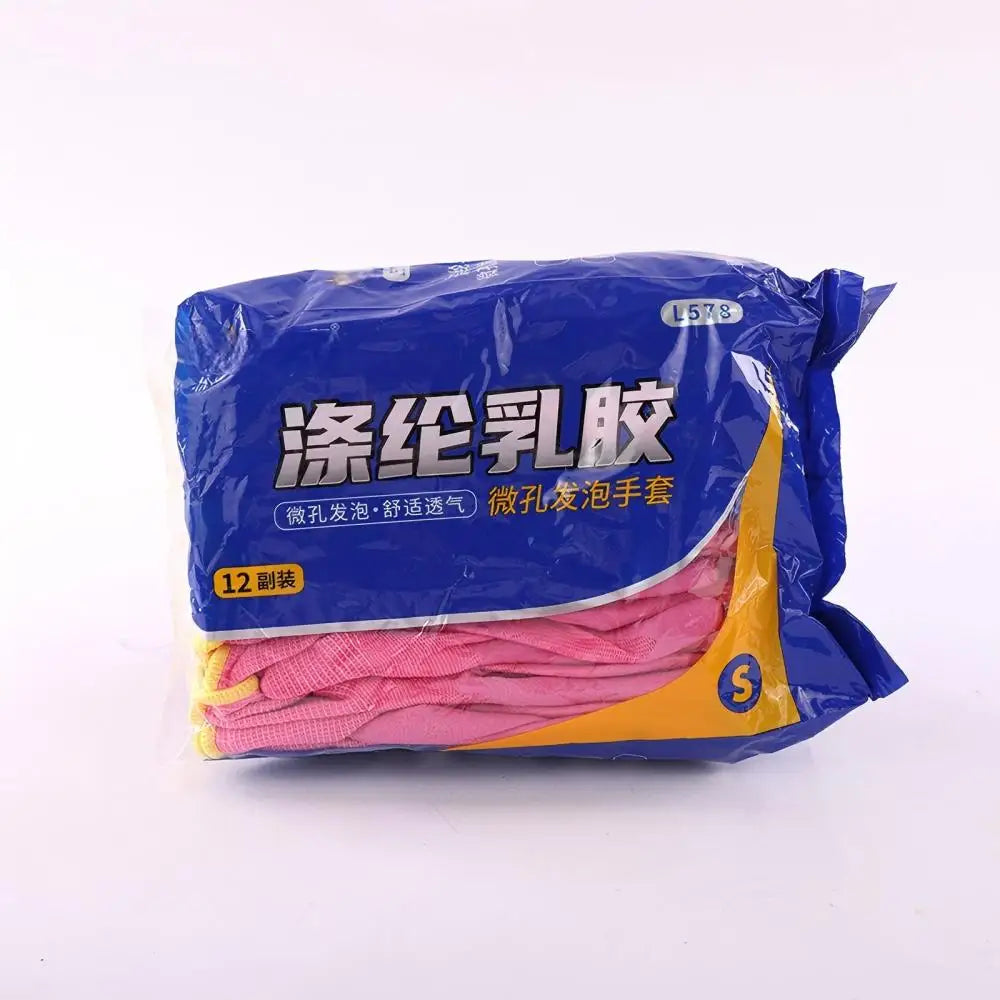 24PCS Safety Work Gloves Non-Slip Seamless Knit