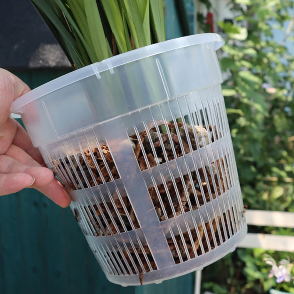 Clear Nursery Pots Garden Planting Pot Orchid