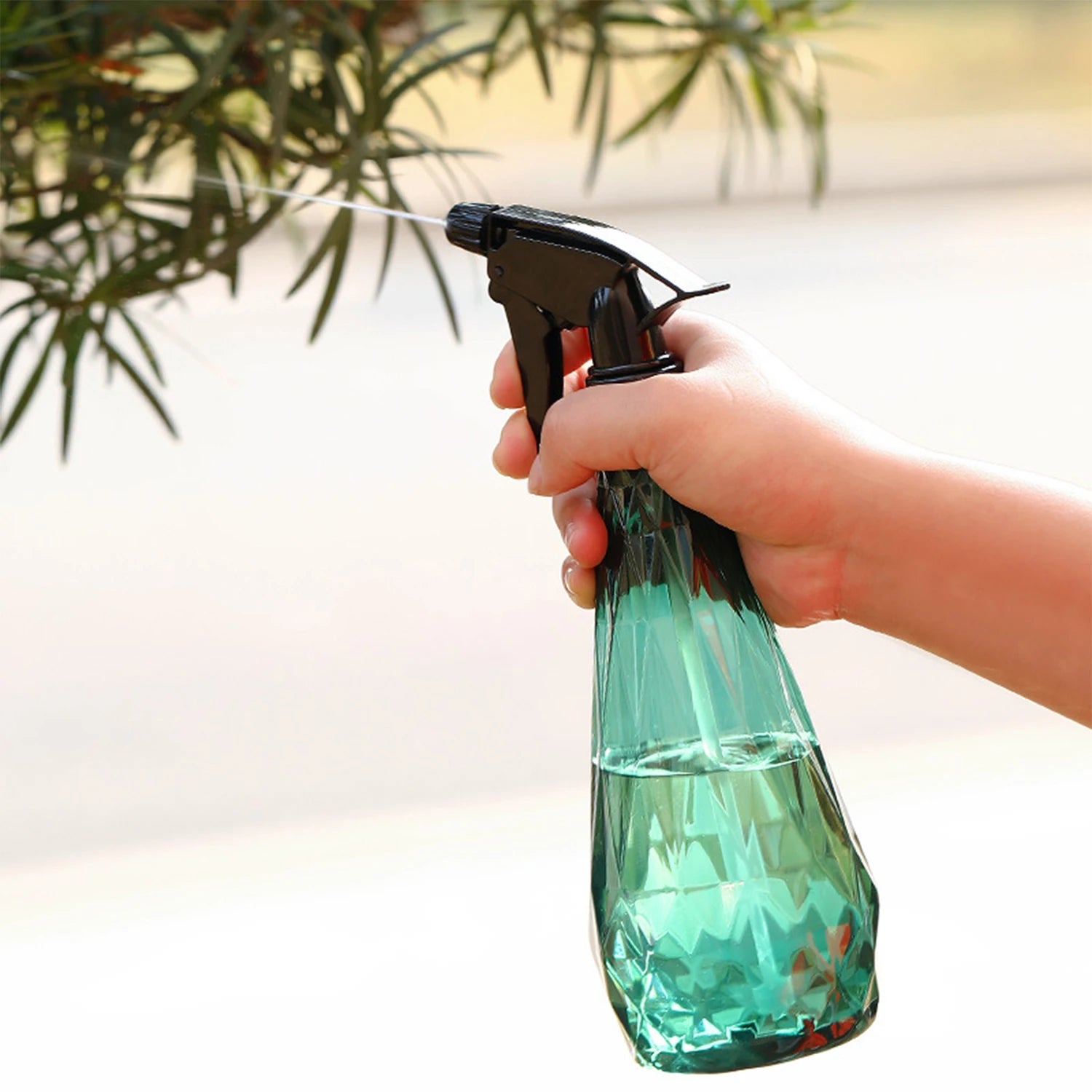 600ml Sprayer Bottle Plant Flower Watering Cans Manual