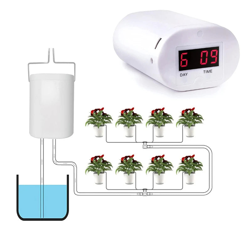 2-16Head Self-Watering Kits Intelligent Drip Irrigation Automatic W…
