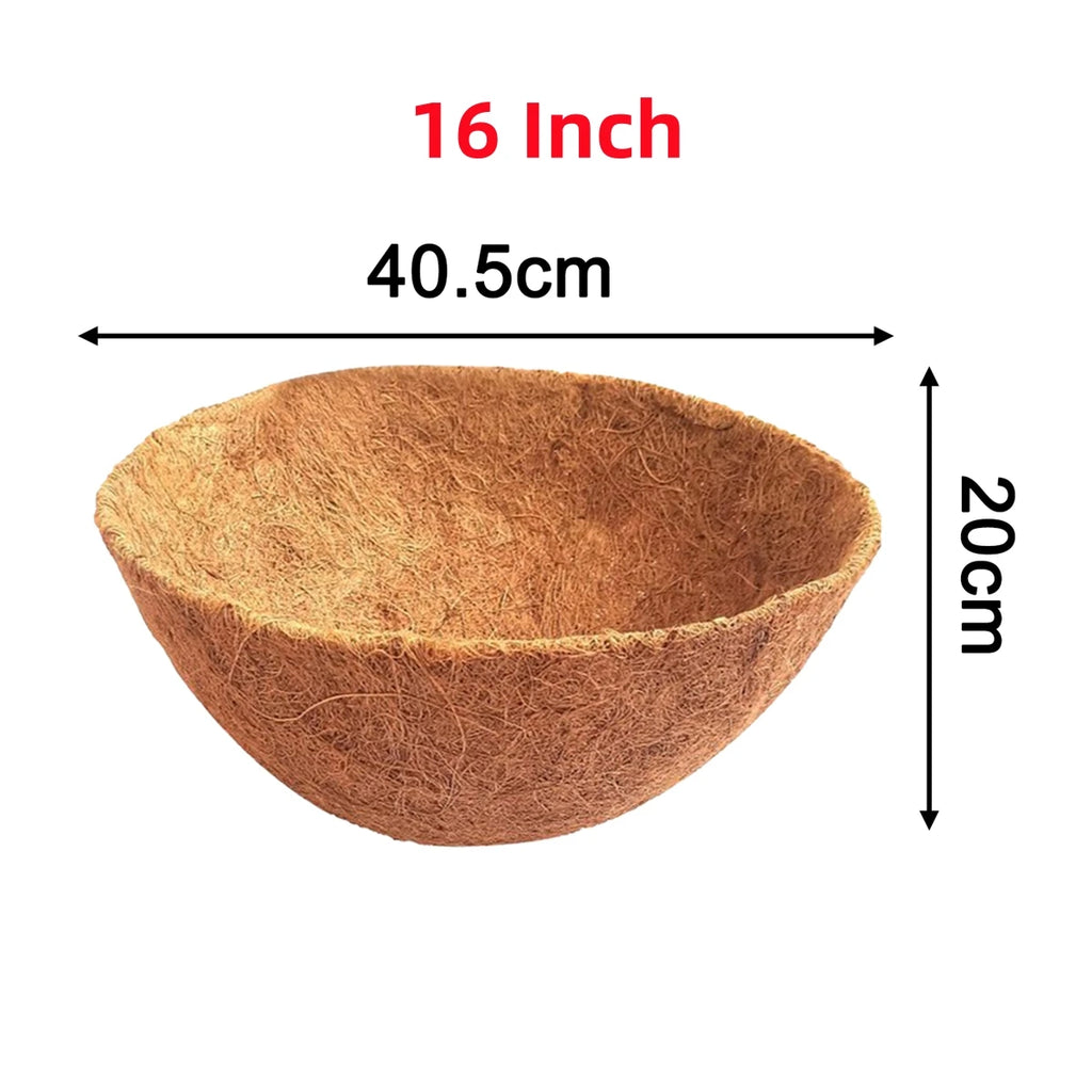 Breathable Round Coconut Palm Mat For Hanging Basket