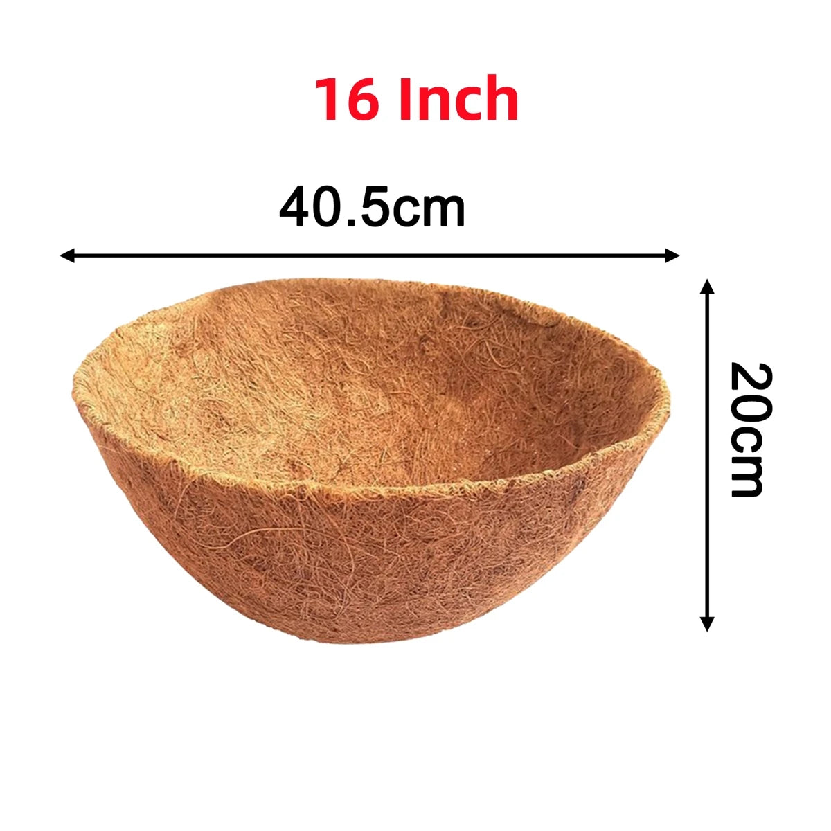 Breathable Round Coconut Palm Mat For Hanging Basket