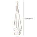 Gardening Green Plant Hanging Basket Cotton Rope Hanger