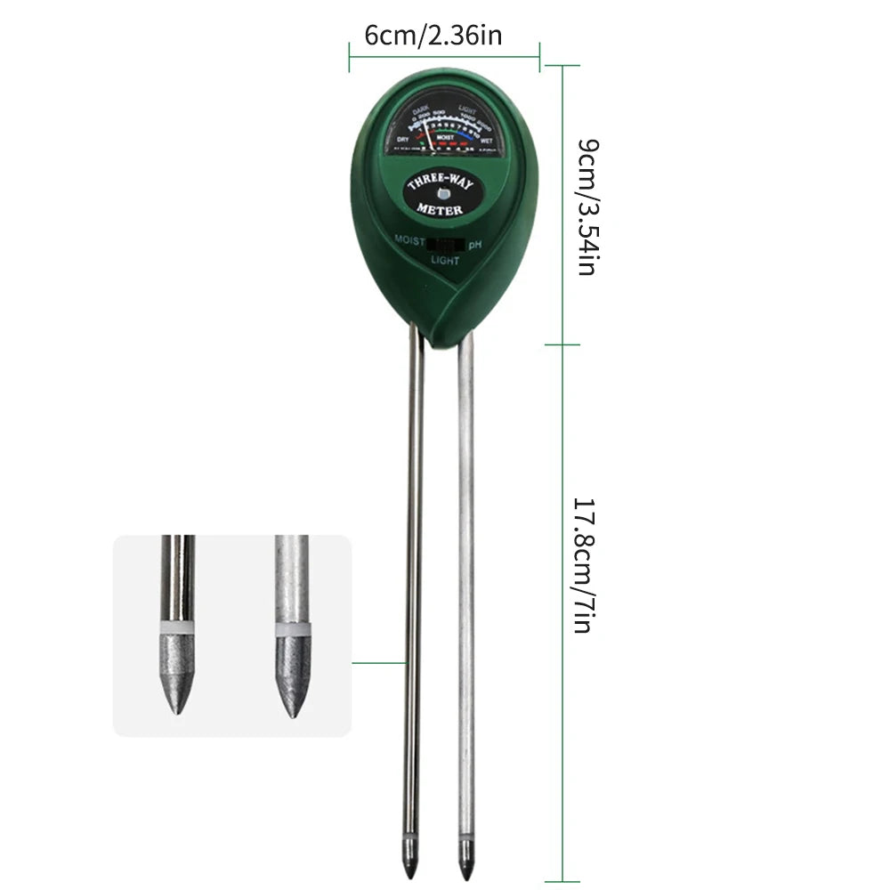 3-in-1 Garden PH Meter Sunlight Soil PH Tester