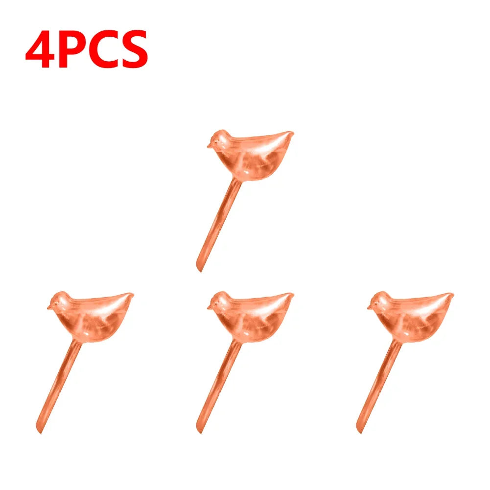 PVC Transparent Plants Watering Bulbs Bird Shape Automatic