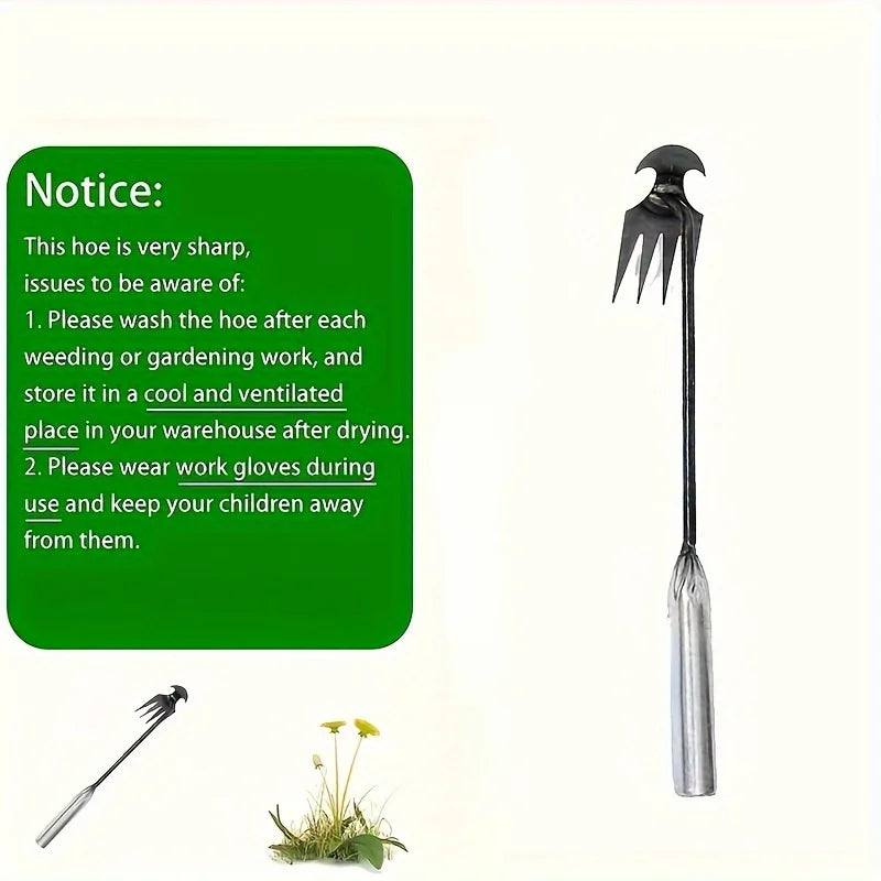 2 in 1 Garden Weeder Rake Tools