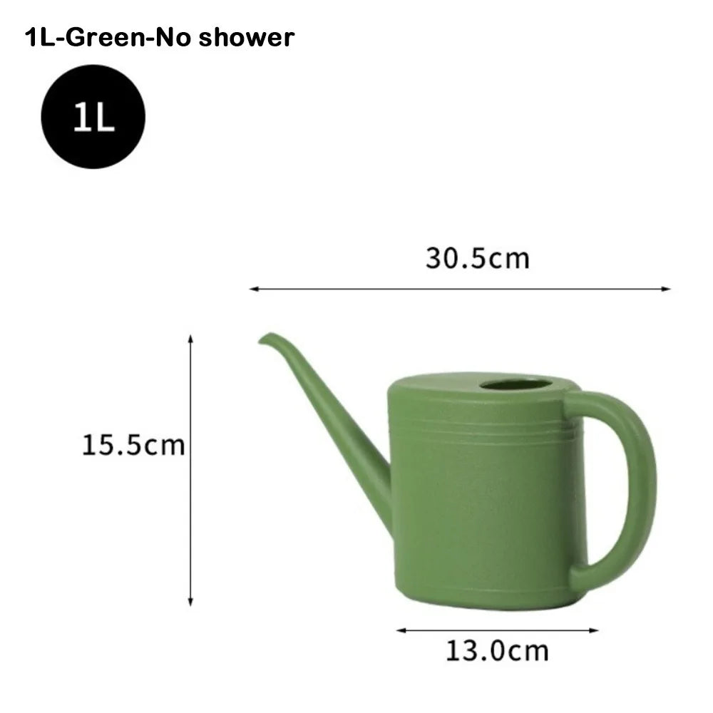 1L/2L Watering Can Pot Plastic Garden Plants Plants