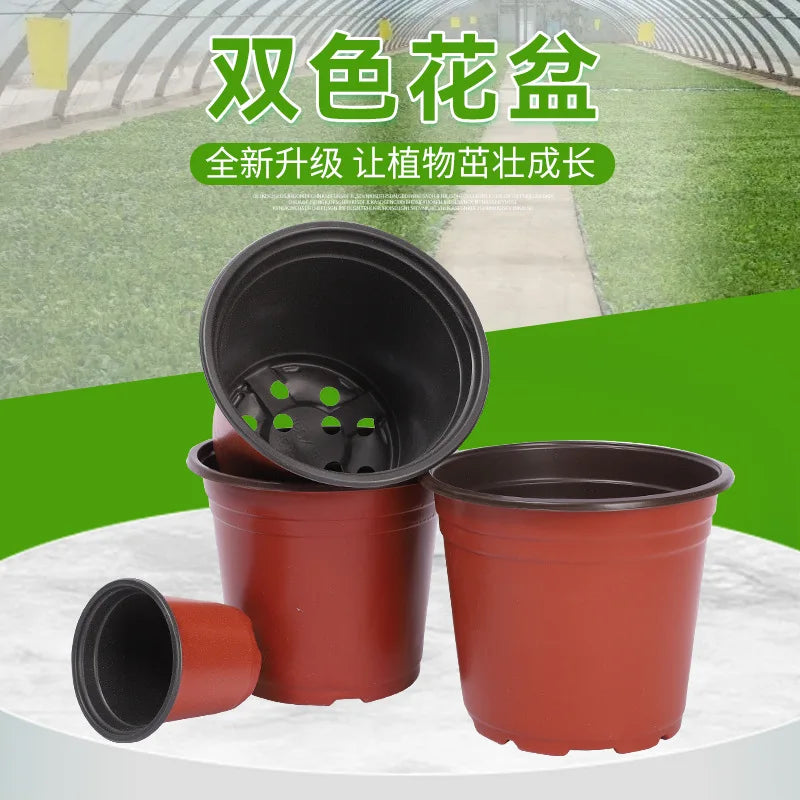 50/100pcs Seeding Nursery Pot Soft Plant Nursery