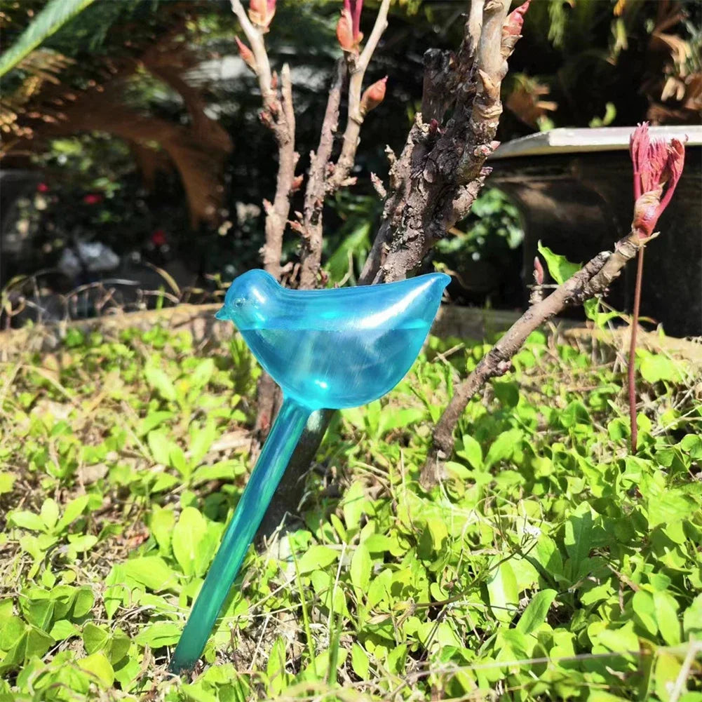 PVC Transparent Plants Watering Bulbs Bird Shape Automatic