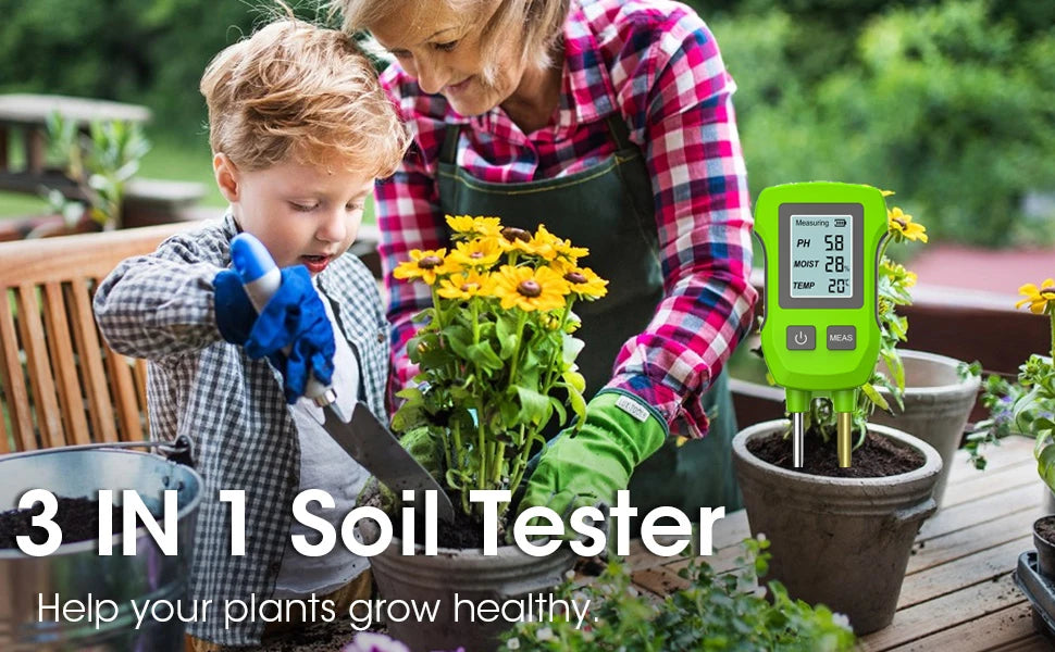 Digital Soil Tester Ph/moisture/temperature High Accuracy Soil Meter