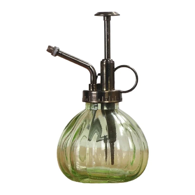 Glass Watering Can Pot Vintage Plant Mister Pressure