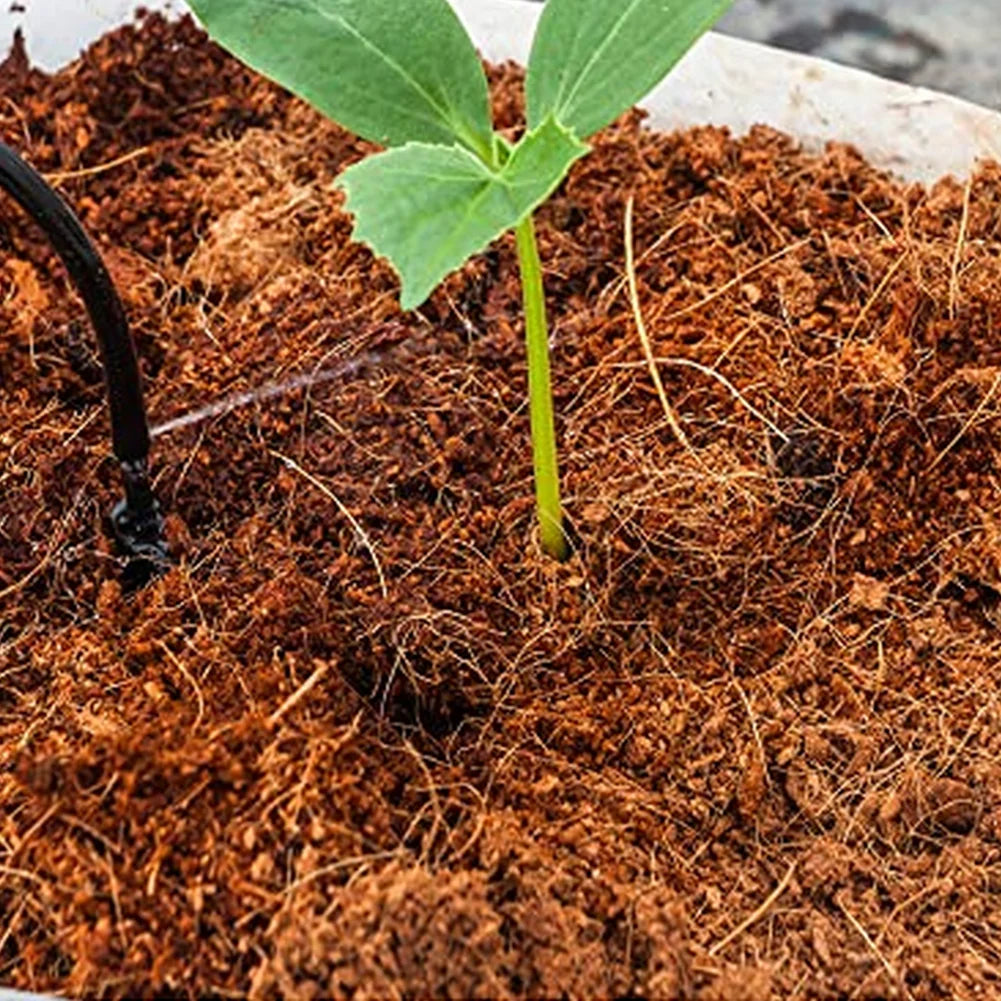 10cm Coconut Coir Soil Brick Natural Lightweight