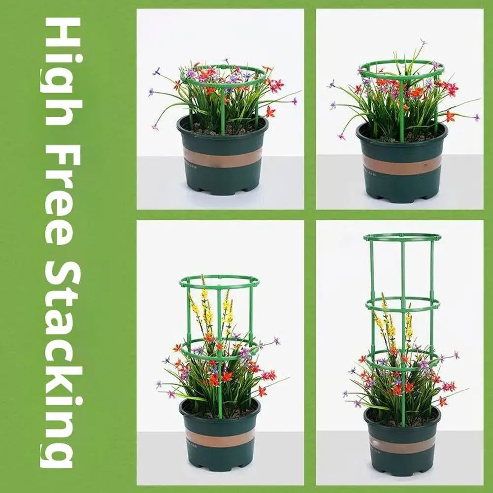 3/6/10Layers Plant Support Plant Stakes Round Plant Support