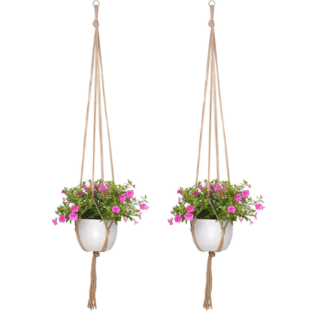 Creative Woven Garden Flowerpot Net Cotton Hemp Rope