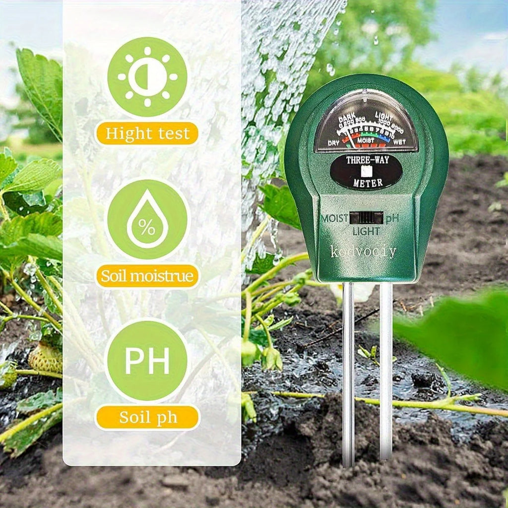 3-in-1 Soil PH Tester PH Light Moisture Acidity