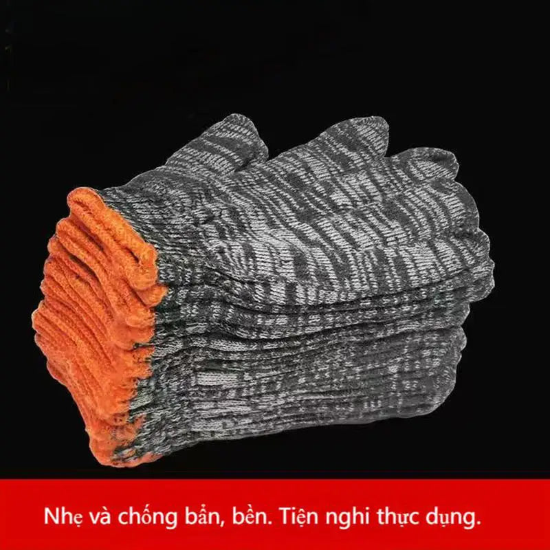 24/48pcs Nylon Work Gloves Wear Resistant